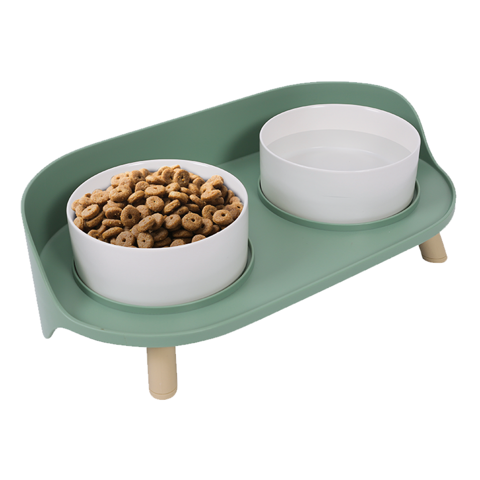 Elevated Double Feeder Bowl