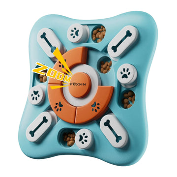 Interactive Dog Treat Puzzle Toy